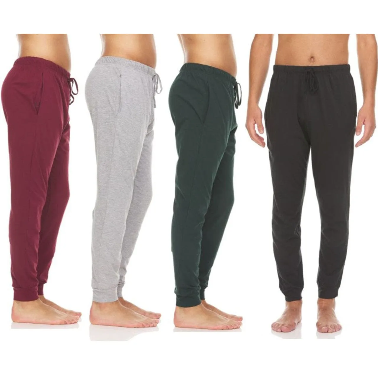 4-Pack: Men's Cotton Lounge Pants