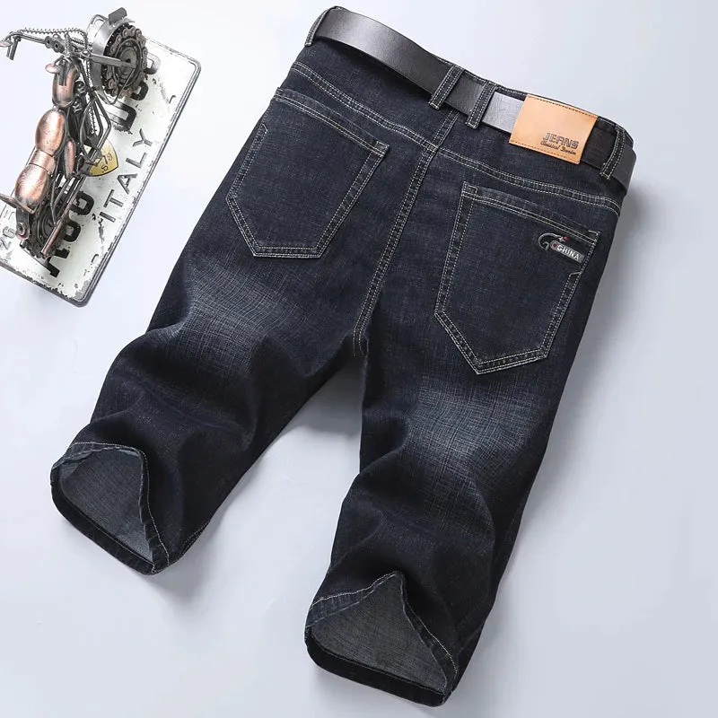 6 Model Classic Style Men's Slim Denim shorts Summer New Business Fashion Thin Stretch Short Casual Pants Male