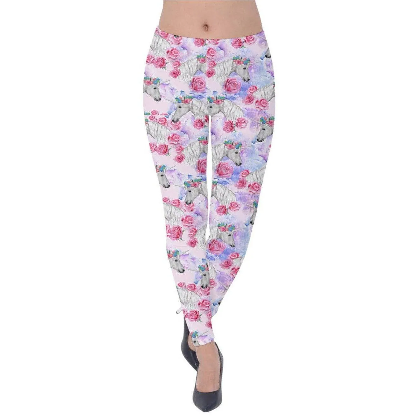 Fantasy Unicorns Velvet Leggings