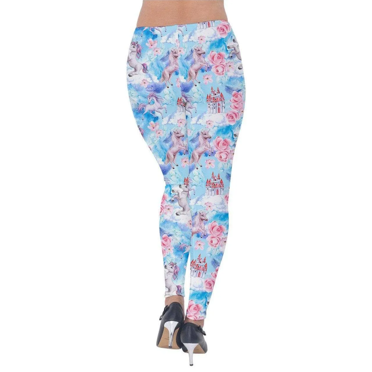 Fantasy Unicorns Velvet Leggings