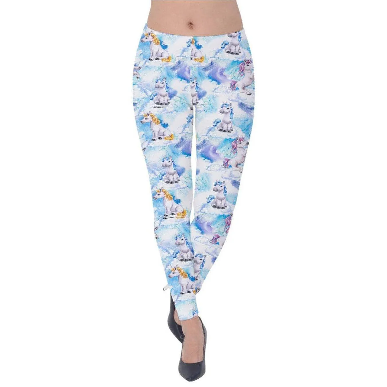 Fantasy Unicorns Velvet Leggings