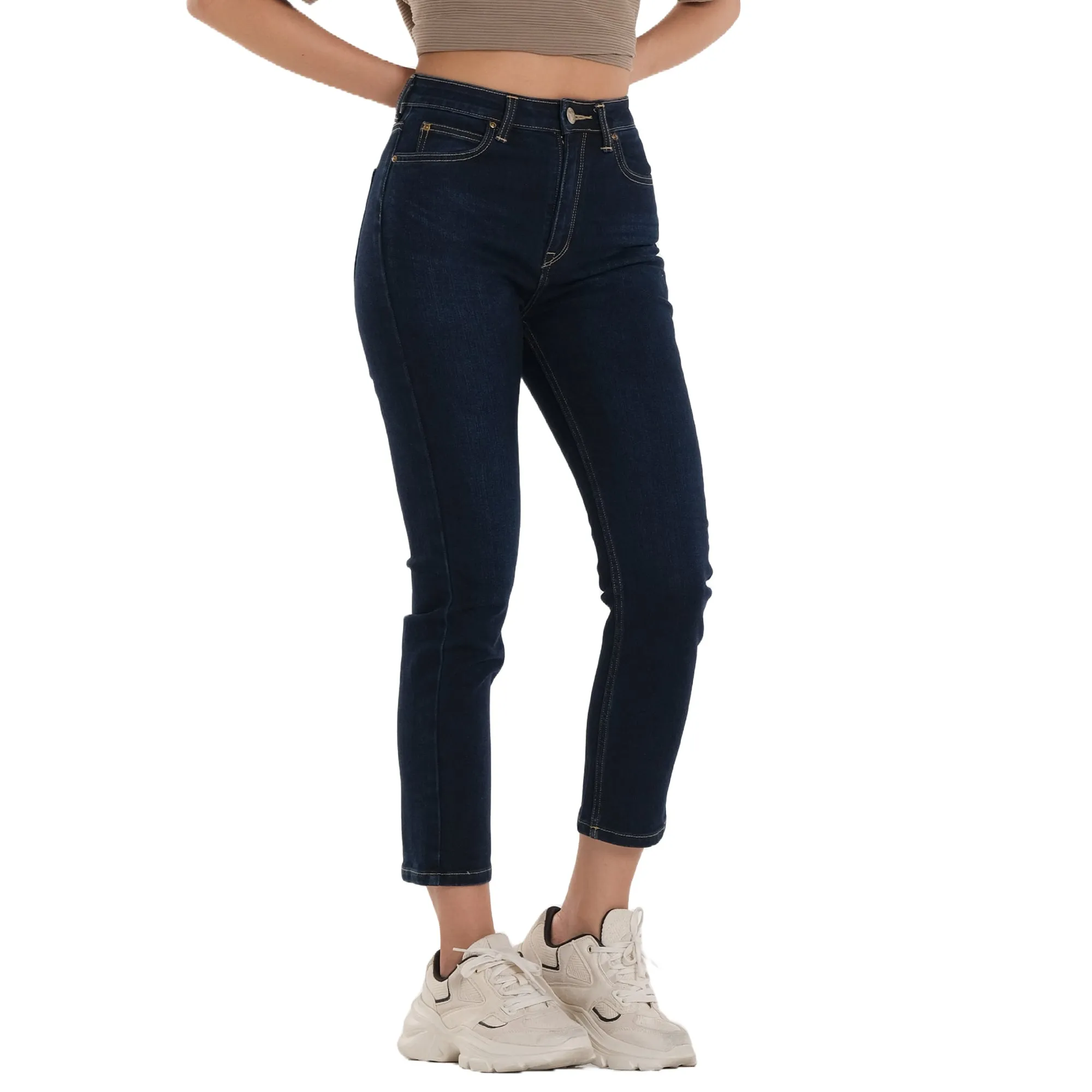 LEE HIGH WAIST STRAIGHT JEANS FOR WOMEN