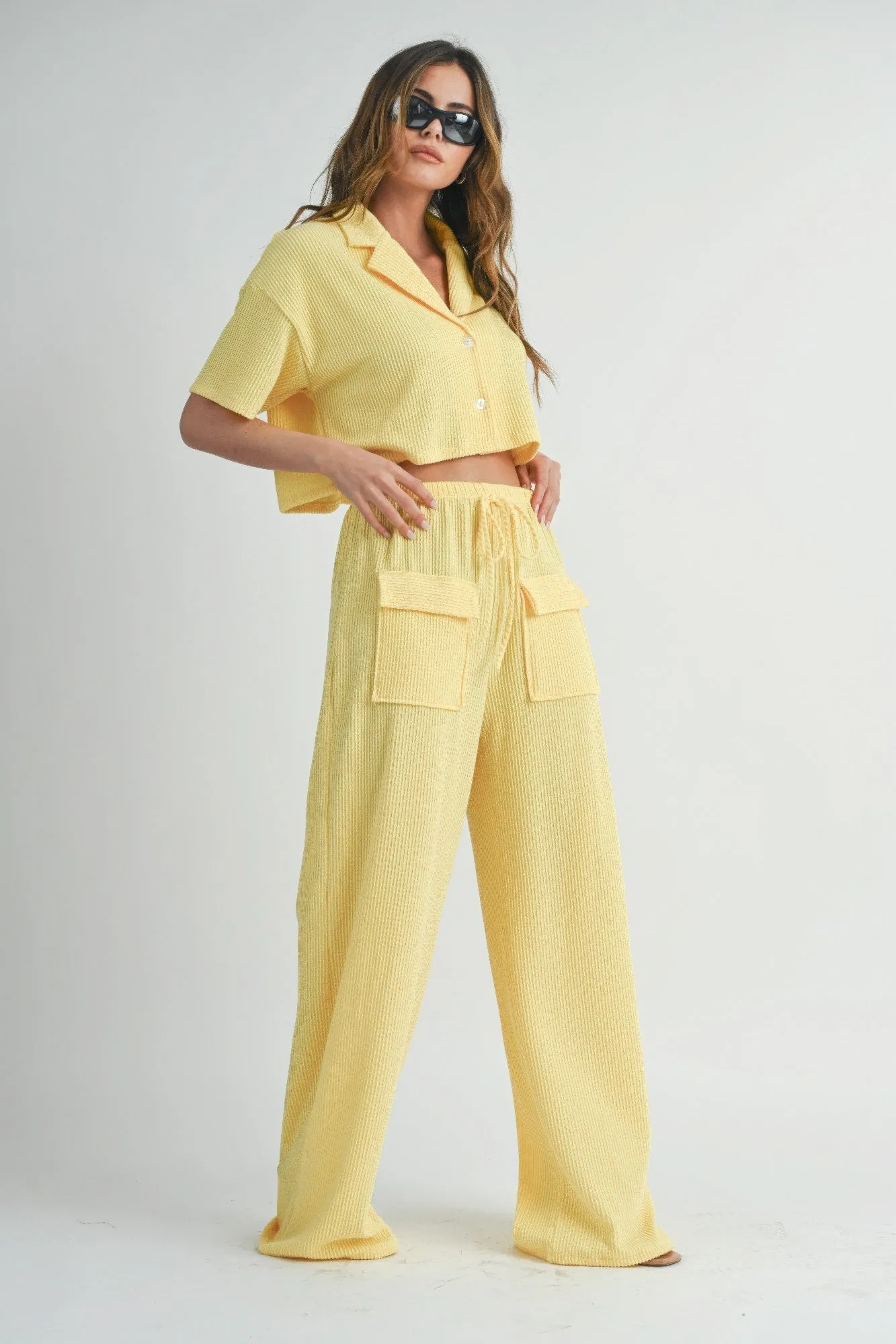 Lemon Drop Top and Pants Set