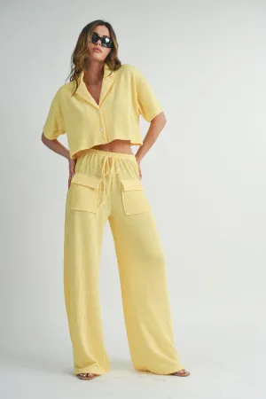 Lemon Drop Top and Pants Set