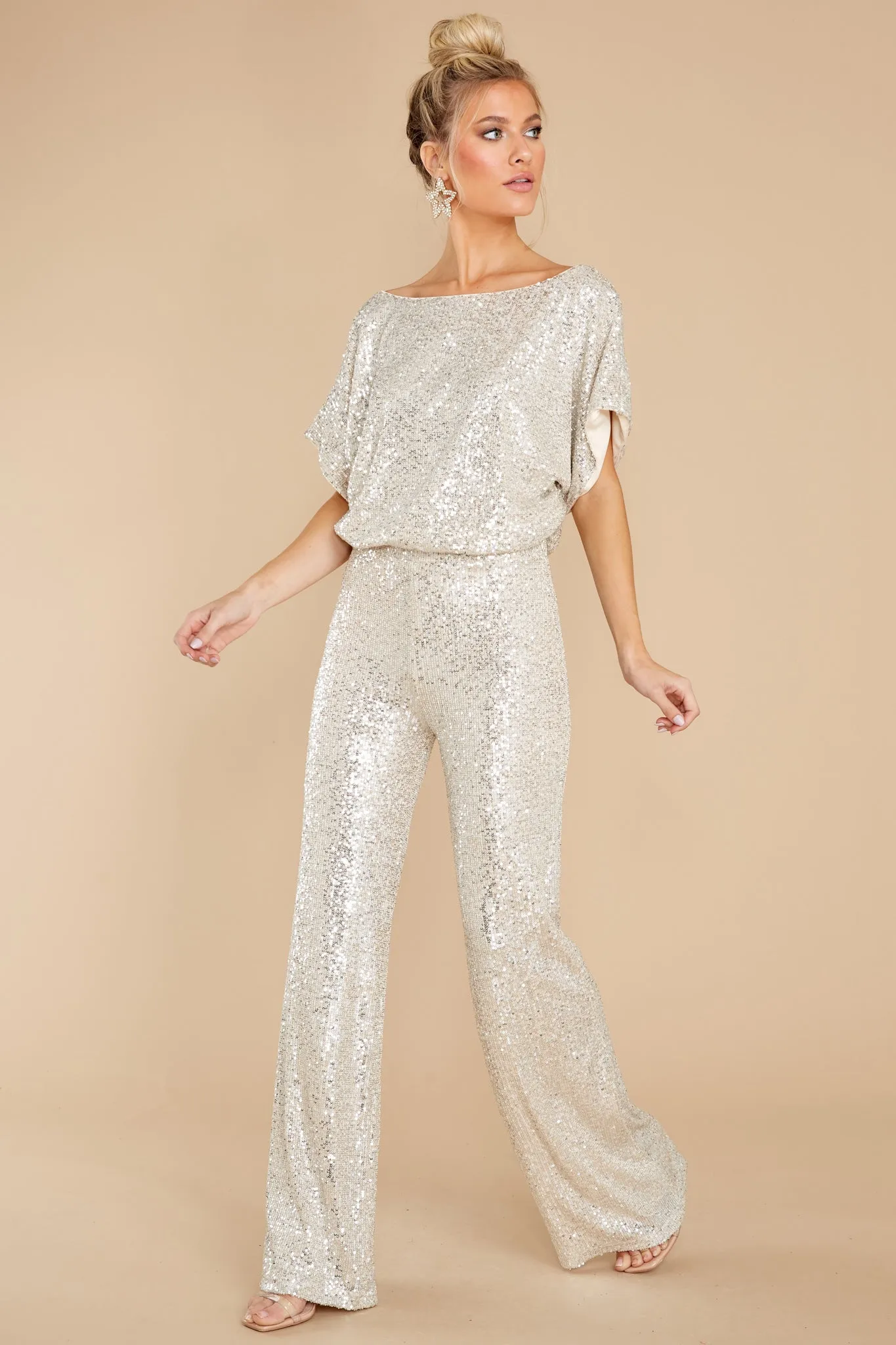 Like A Star Silver Sequin Pants