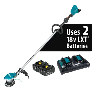 Makita XRU15PT 36V (18V x 2) LXT Brushless String Trimmer Kit