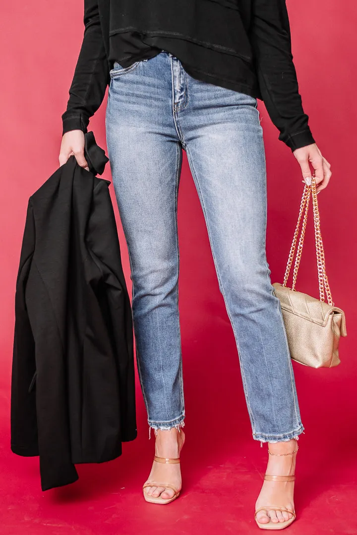 Poised Straight Leg Jeans