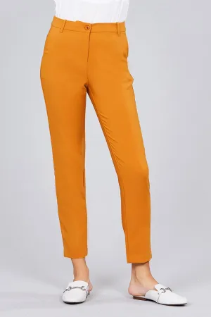 Seam Side Pocket Classic Long Pants - 2 colors