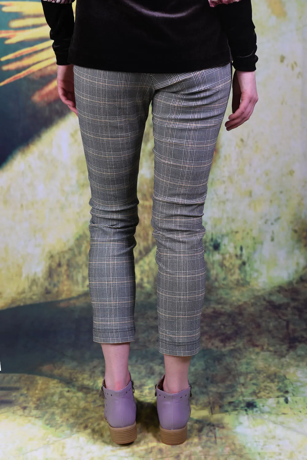 Vita Plaid Pants - Camel Plaid | SALE